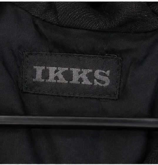 Lange IKKS-jas voor dames grijs antraciet – Maat 38 – Geceintured & capuchon – Chique winter – photo 2